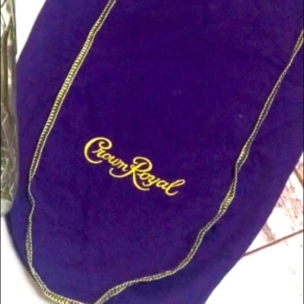 8 BAGS CROWN ROYAL Choose Colors Royal Blue Peach Green Black Tan Gold
